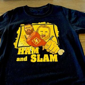 Boys WWE size medium Ham and Slam tee